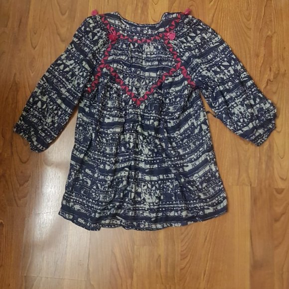 Women Summer Blouse with 3/4 sleeves - Picture 3 of 4